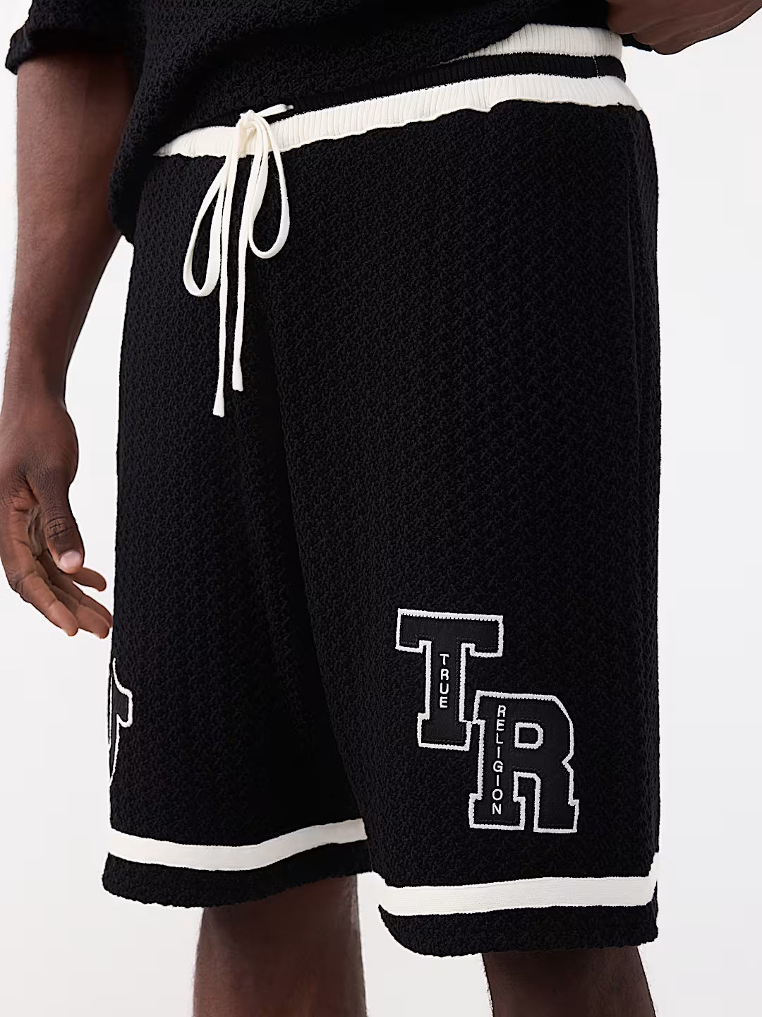 True Religion - Open Knit Crochet Short