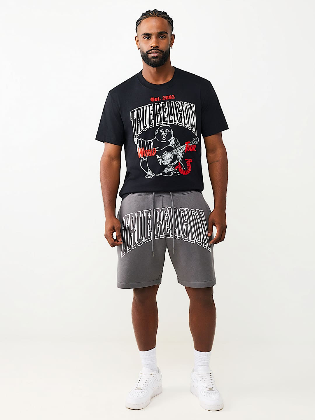 True Religion - Groovy Horseshoe Fleece Short