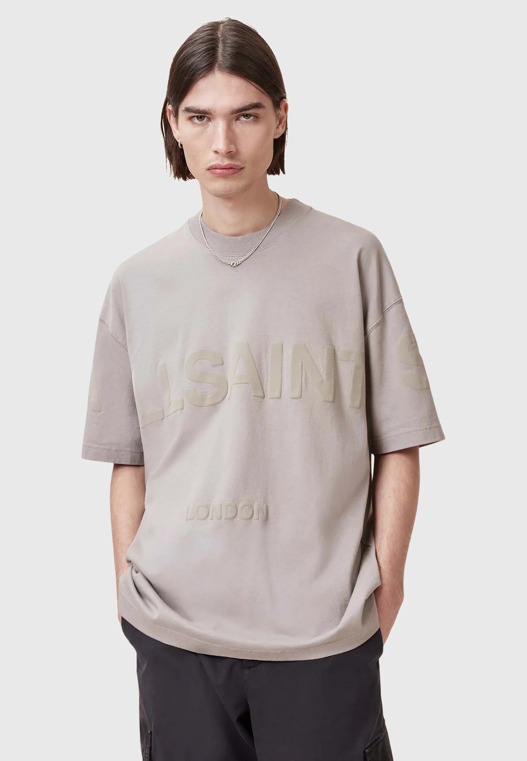 AllSaints - Biggy Crew Print T-shirt