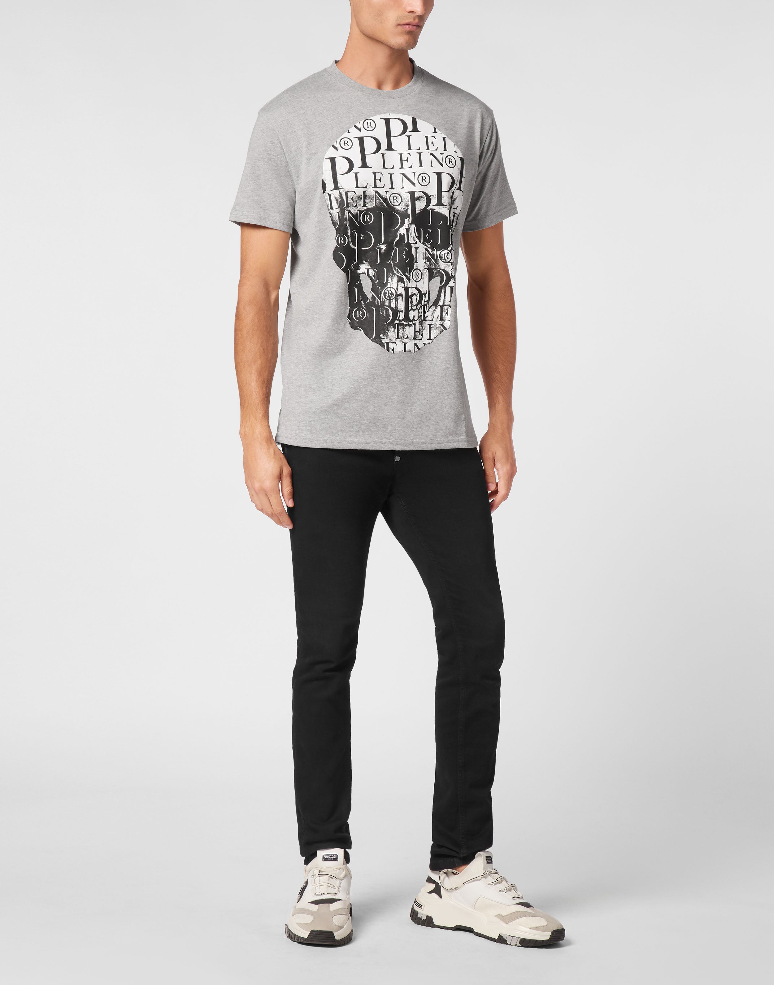 PHILIPP PLEIN -  T-shirt Round Neck SS Print Skull