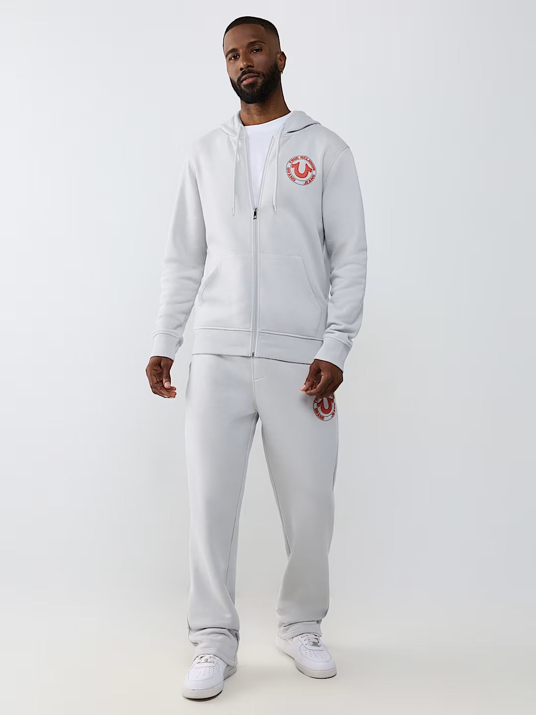 True Religion - True Puff-Print Zip Hoodie