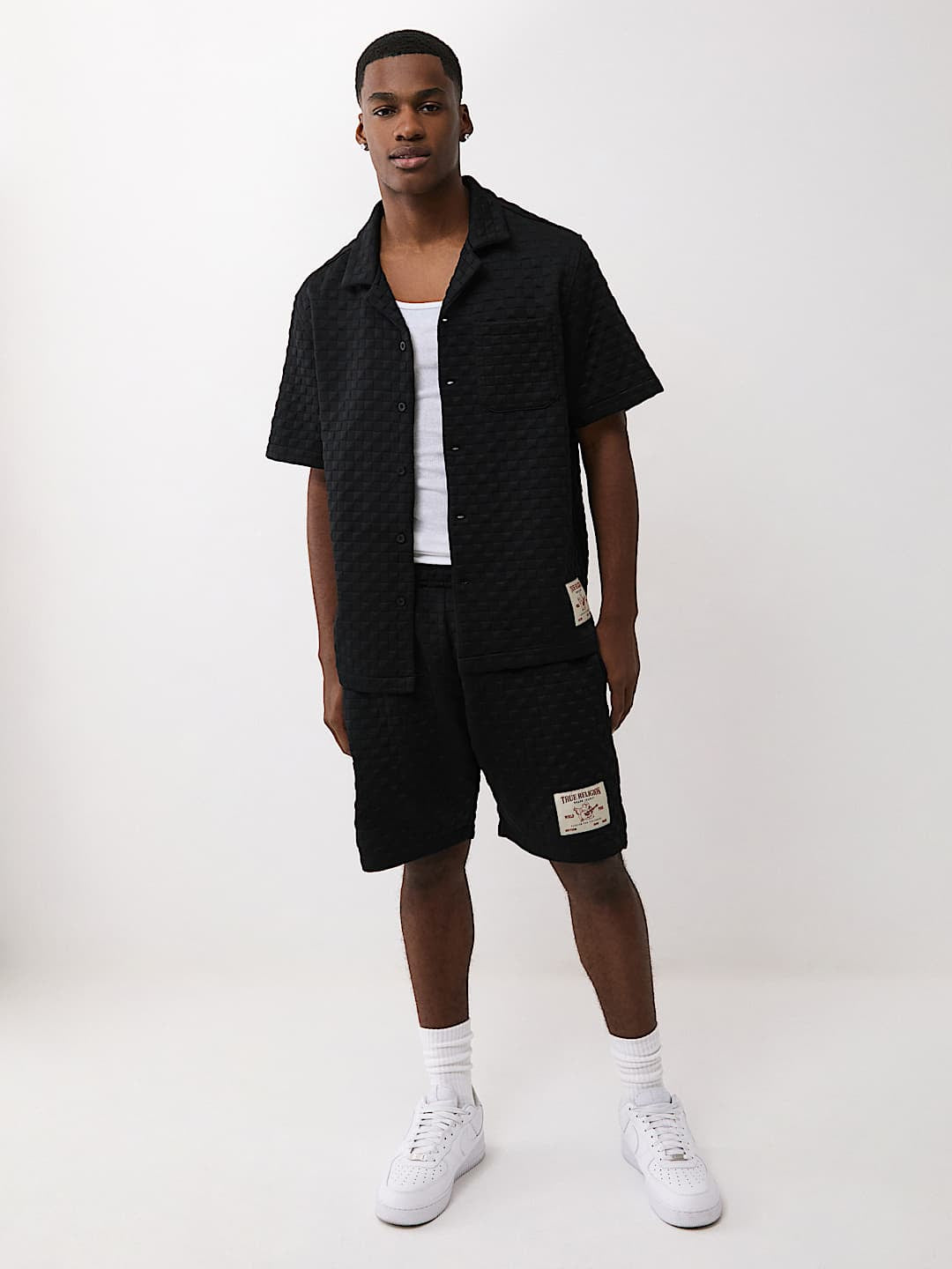 True Religion - Checkered Camp Collar Shirt