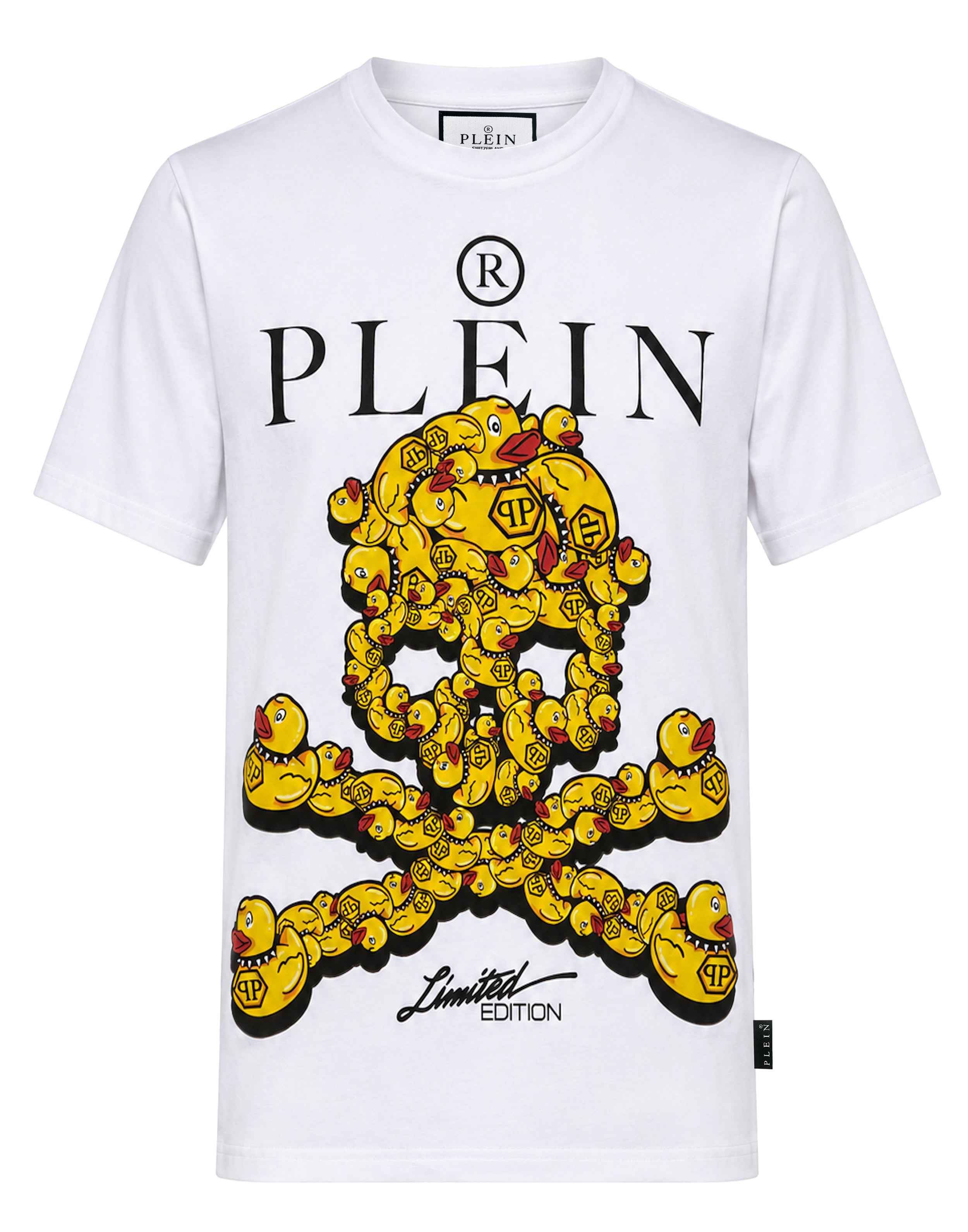 PHILIPP PLEIN - Jersey T-Shirt Plein Duck Skull