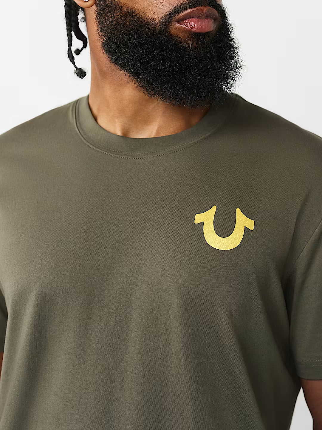 True Religion - Marker Script Buddha Tee