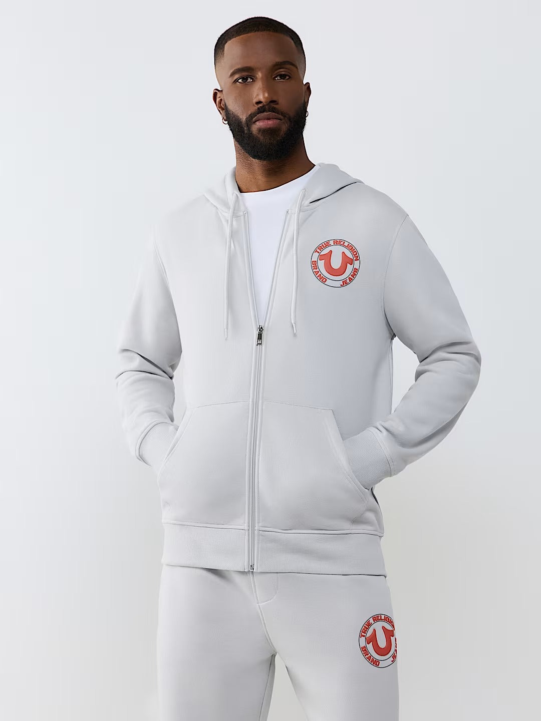 True Religion - True Puff-Print Zip Hoodie