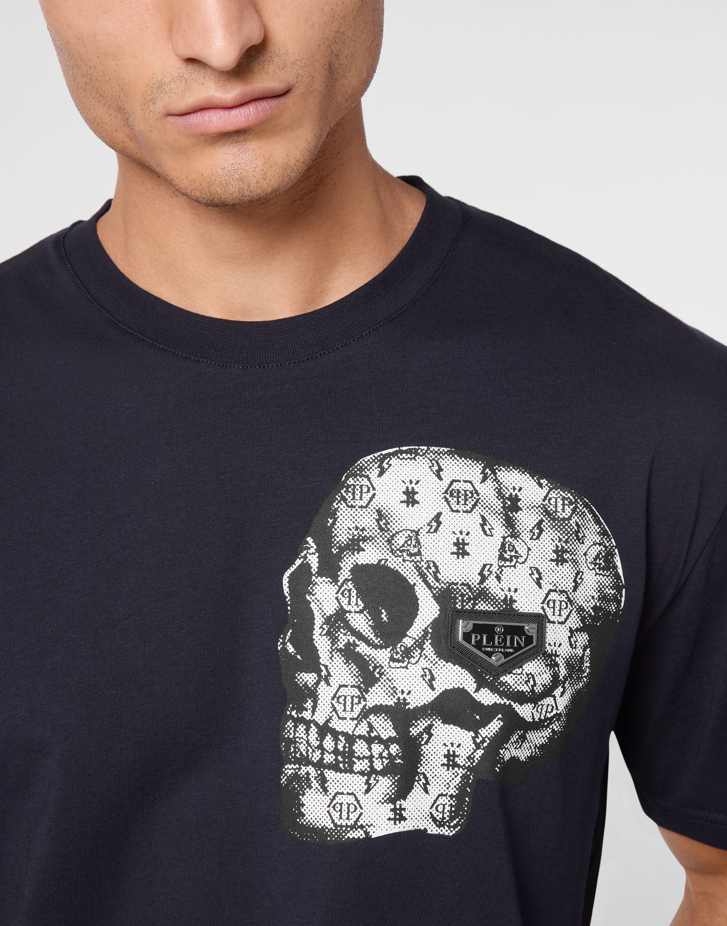 PHILIPP PLEIN - T-shirt Round Neck SS Skull