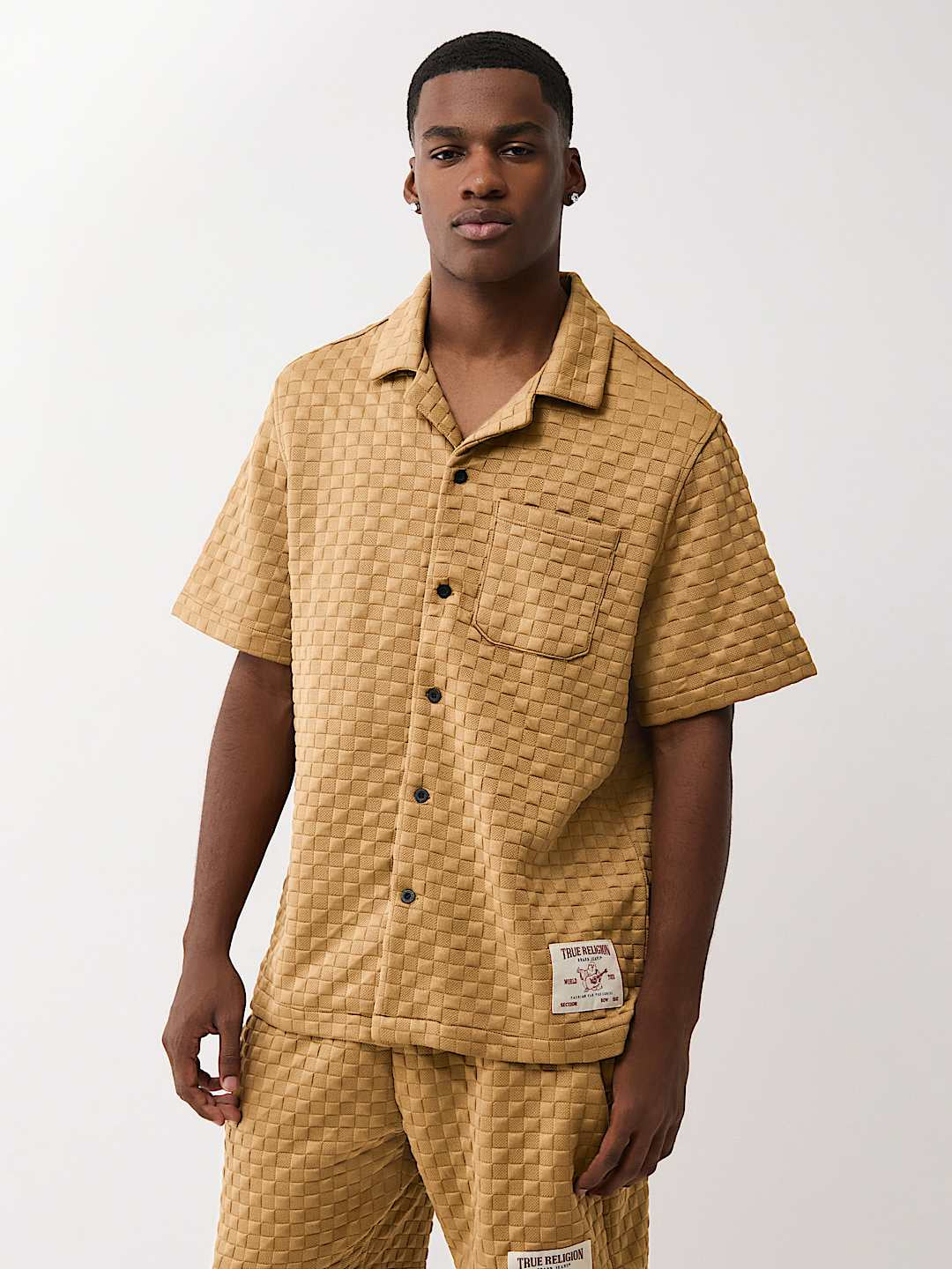 True Religion - Checkered Camp Collar Shirt
