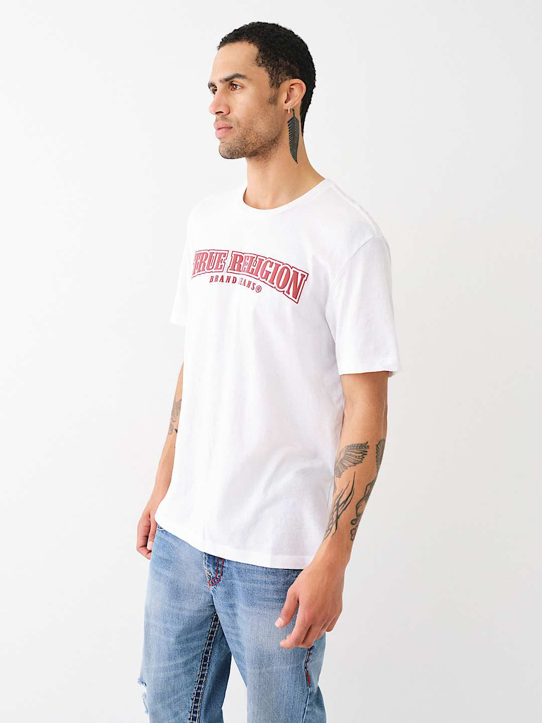 True Religion - Painted Horseshoe Relaxed Tee