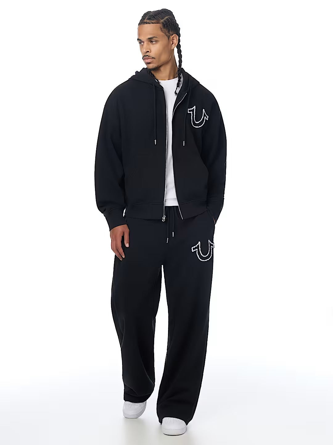 True Religion - Ribbed Baggy Sweatpant
