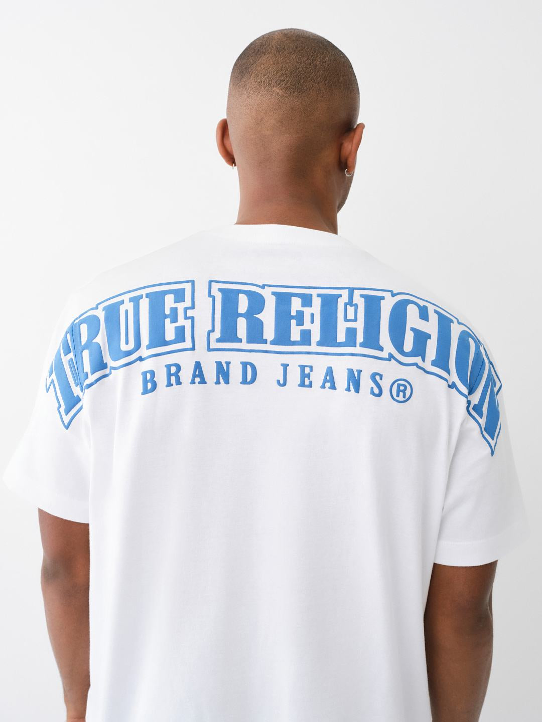 True Religion - Logo Overseam Puff T Tee