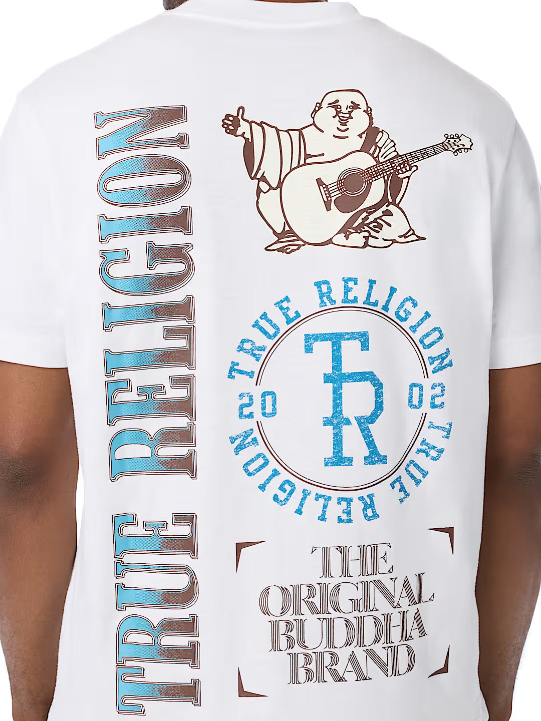 True Religion - Stacked Logo Tee