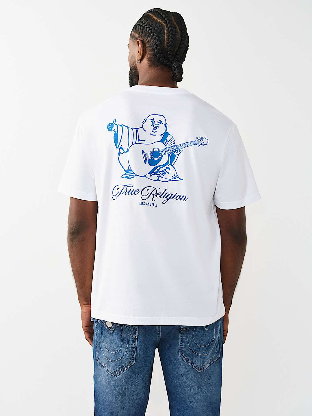 True Religion - Filled Horseshoe Script Graphic Tee