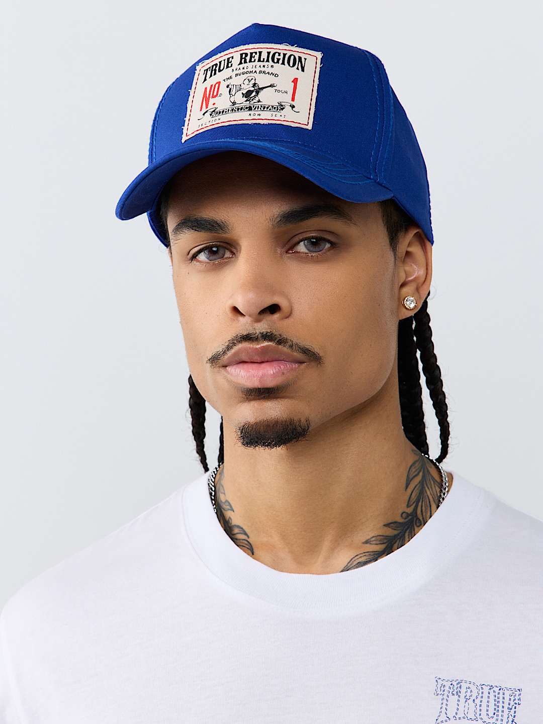 True Religion - Logo Big T Patch Hat