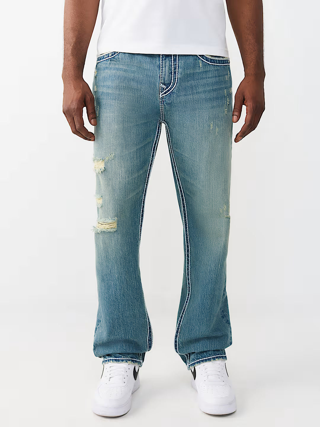 True Religion - Bobby Rope Stitch Flap Baggy Jean 32