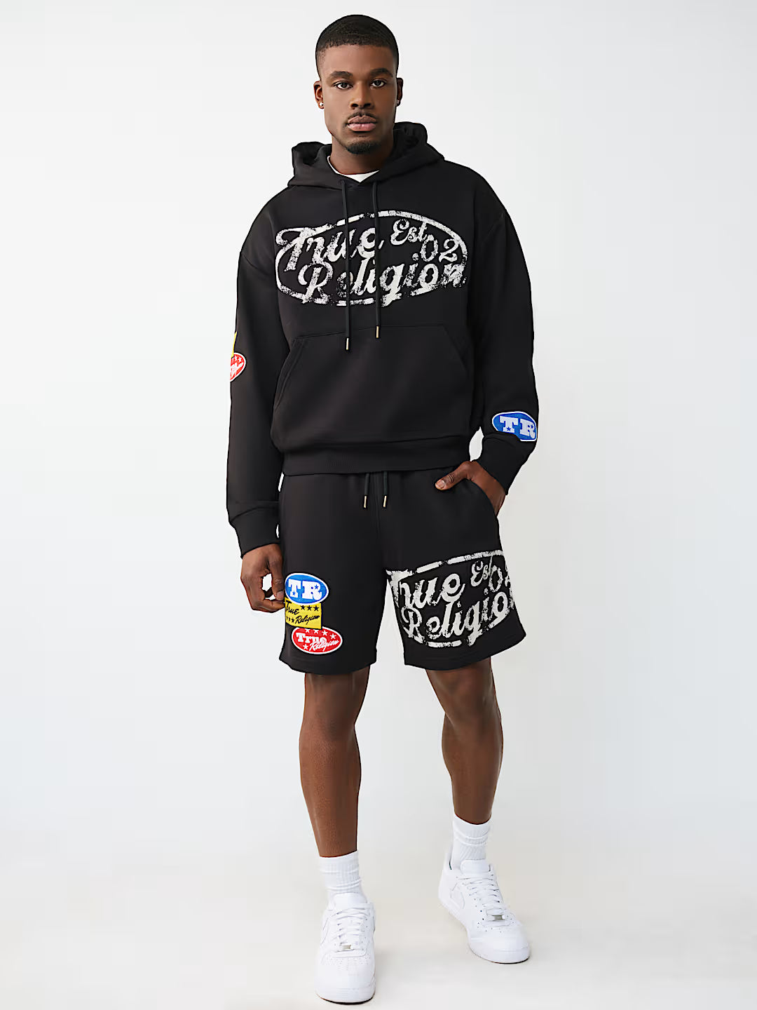 True Religion - Logo Patch Sweatshort