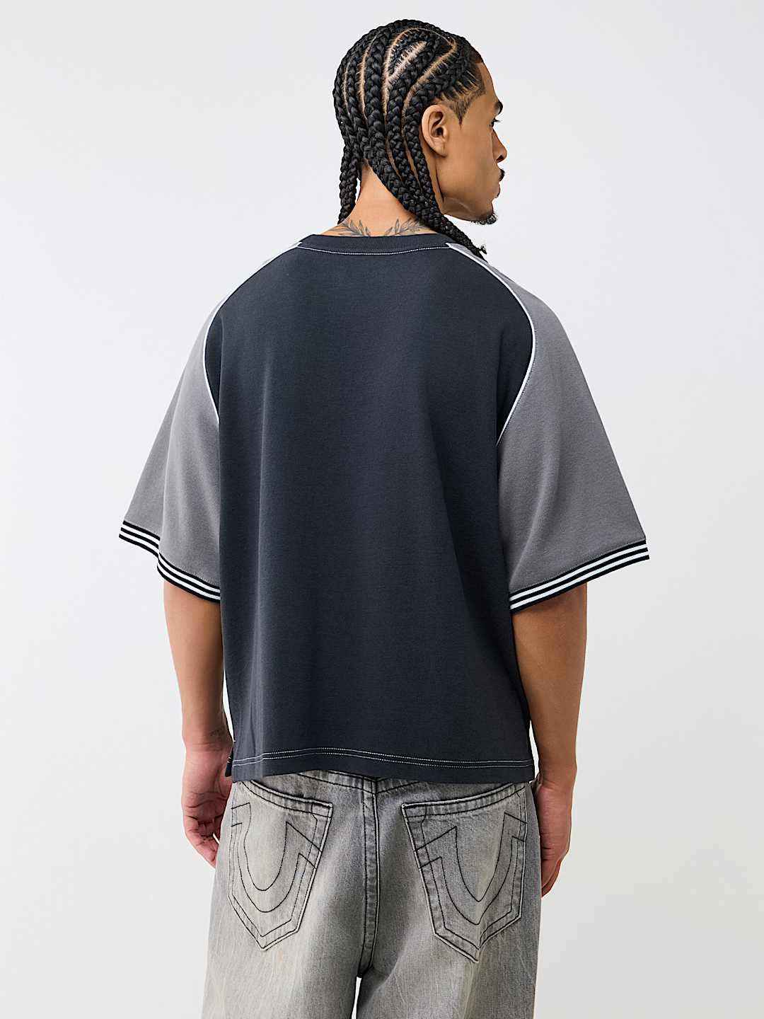 True Religion - Raglan Heavyweight Boxy Knit Top