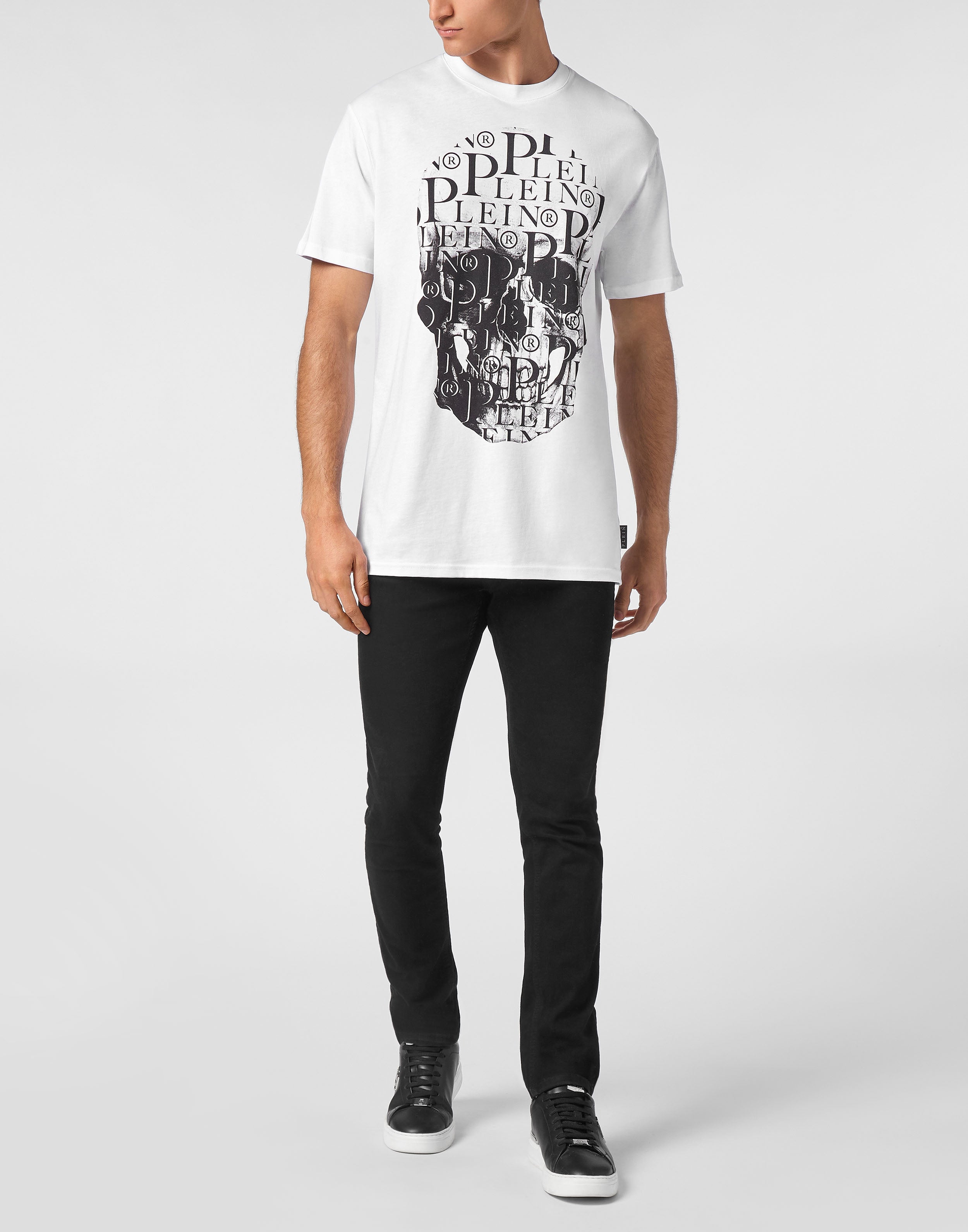 PHILIPP PLEIN -  T-shirt Round Neck SS Print Skull
