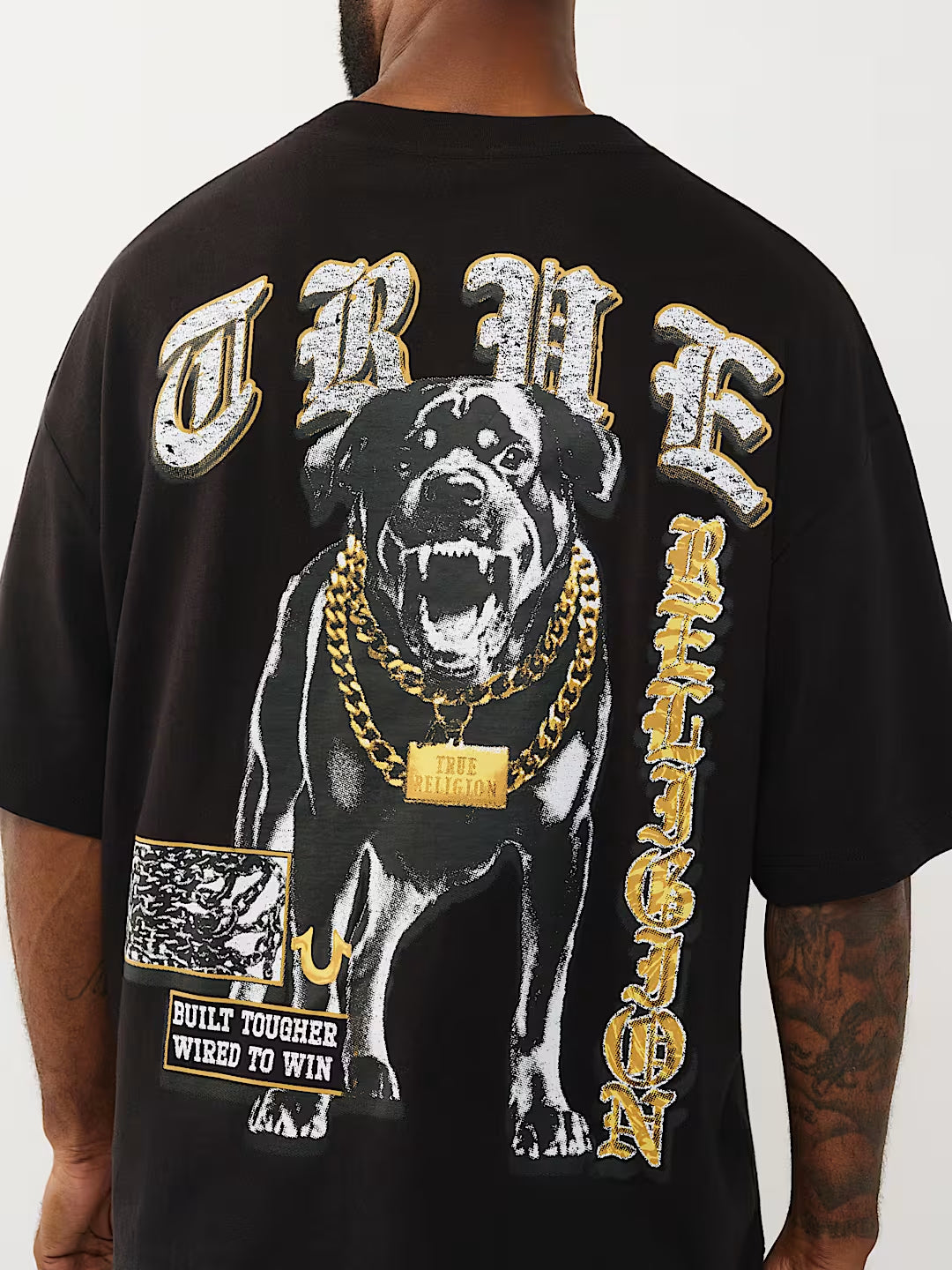 True Religion - Rottweiler Heavyweight Oversized Tee