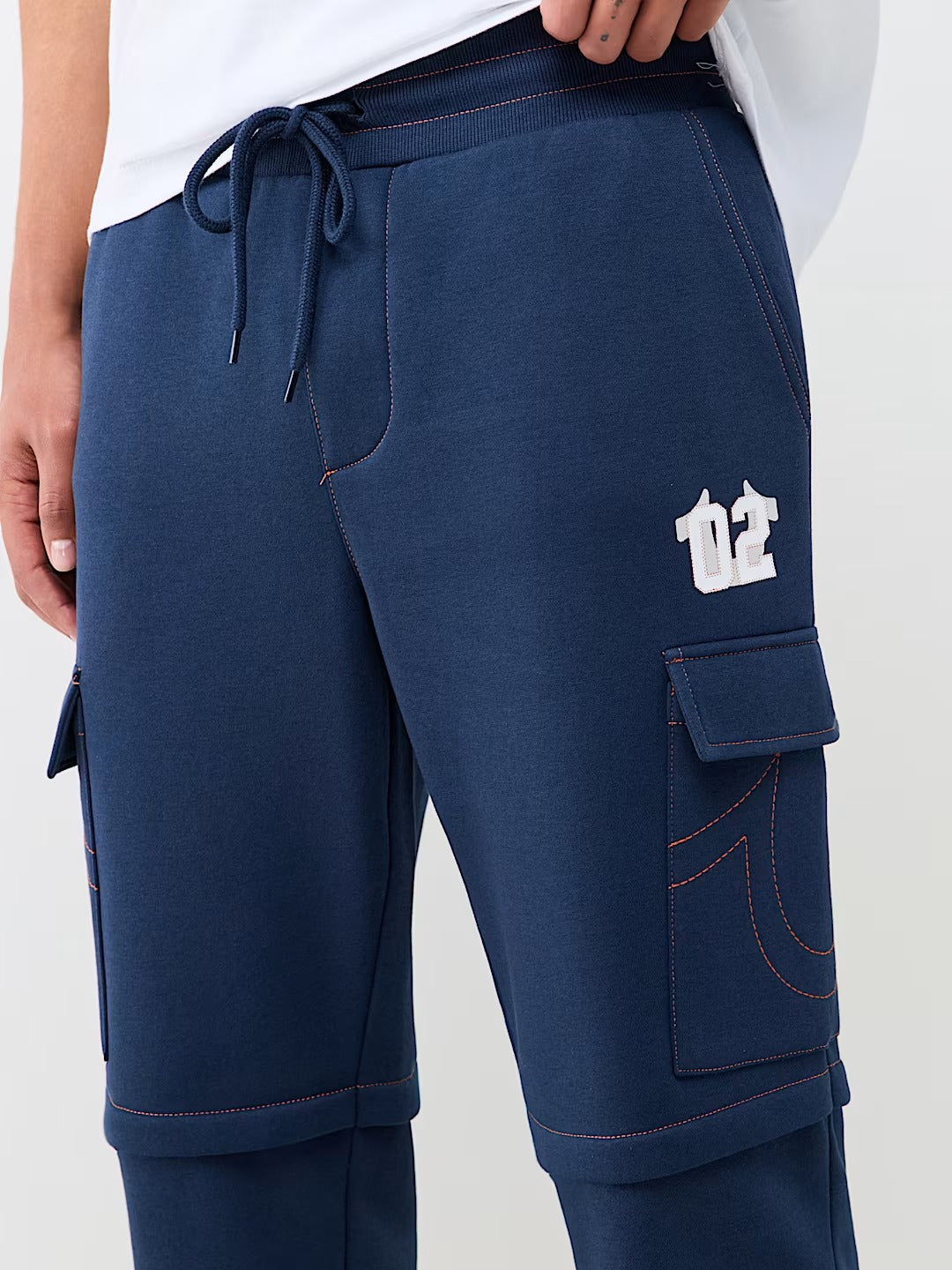 True Religion - Contrast Mfg Cargo Sweatpant