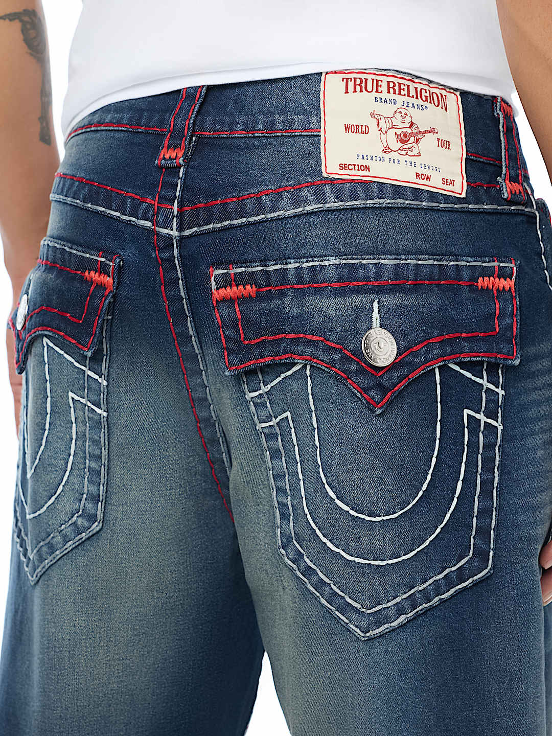 True Religion - Ricky Super T Flap Straight Jean 34"