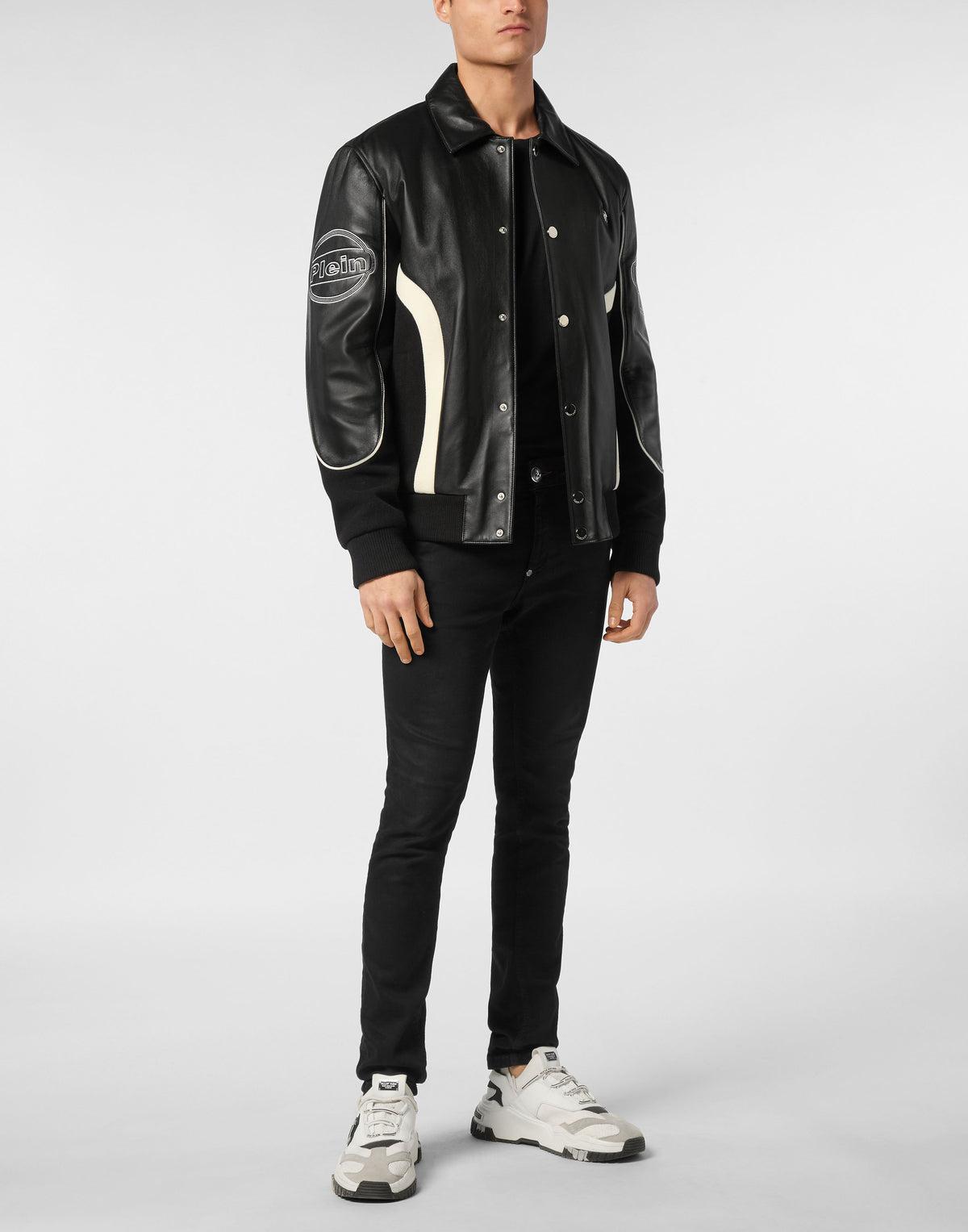 PHILIPP PLEIN - Coster Bomber Jacket LS Plein Club