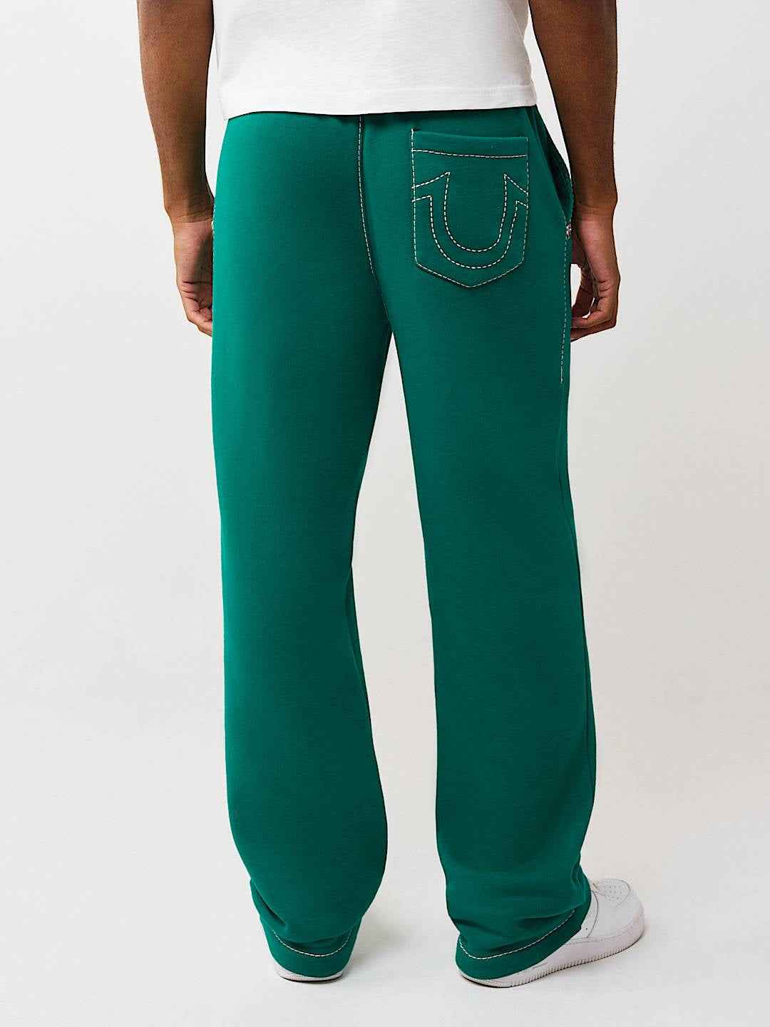 True Religion - Logo Crest Big T Baggy Sweatpant