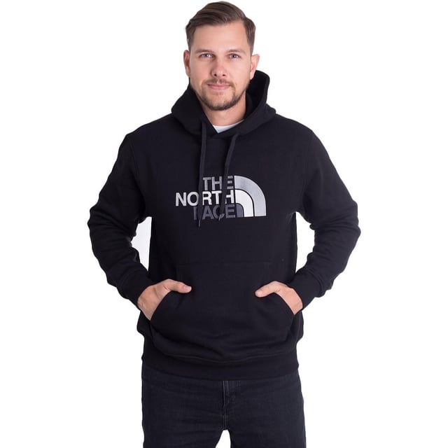 The North Face - Mens Drew Peak Embroidery Overhead Hoodie Black