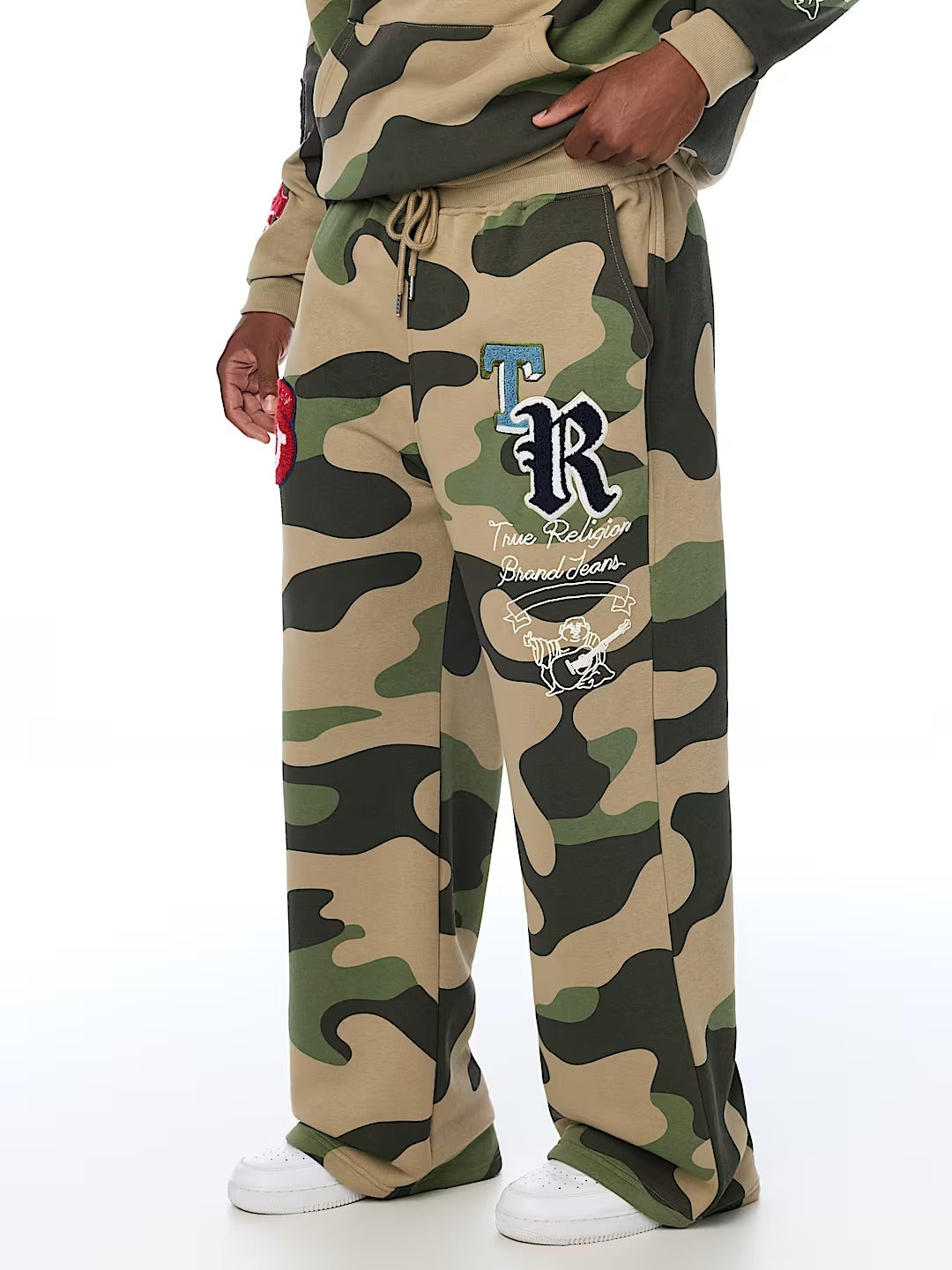 True Religion - Logo Patch Baggy Sweatpant