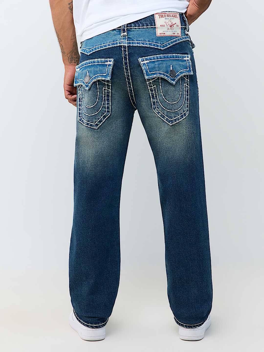 True Religion - Ricky Super T Jimmy Straight Jean 34"