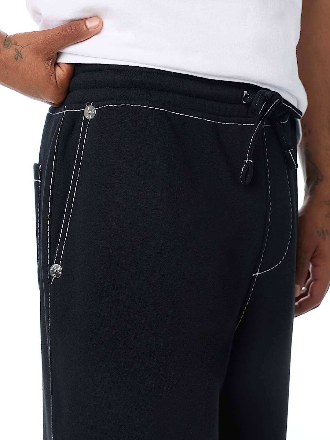 True Religion - Big T Horseshoe Baggy Sweatpant