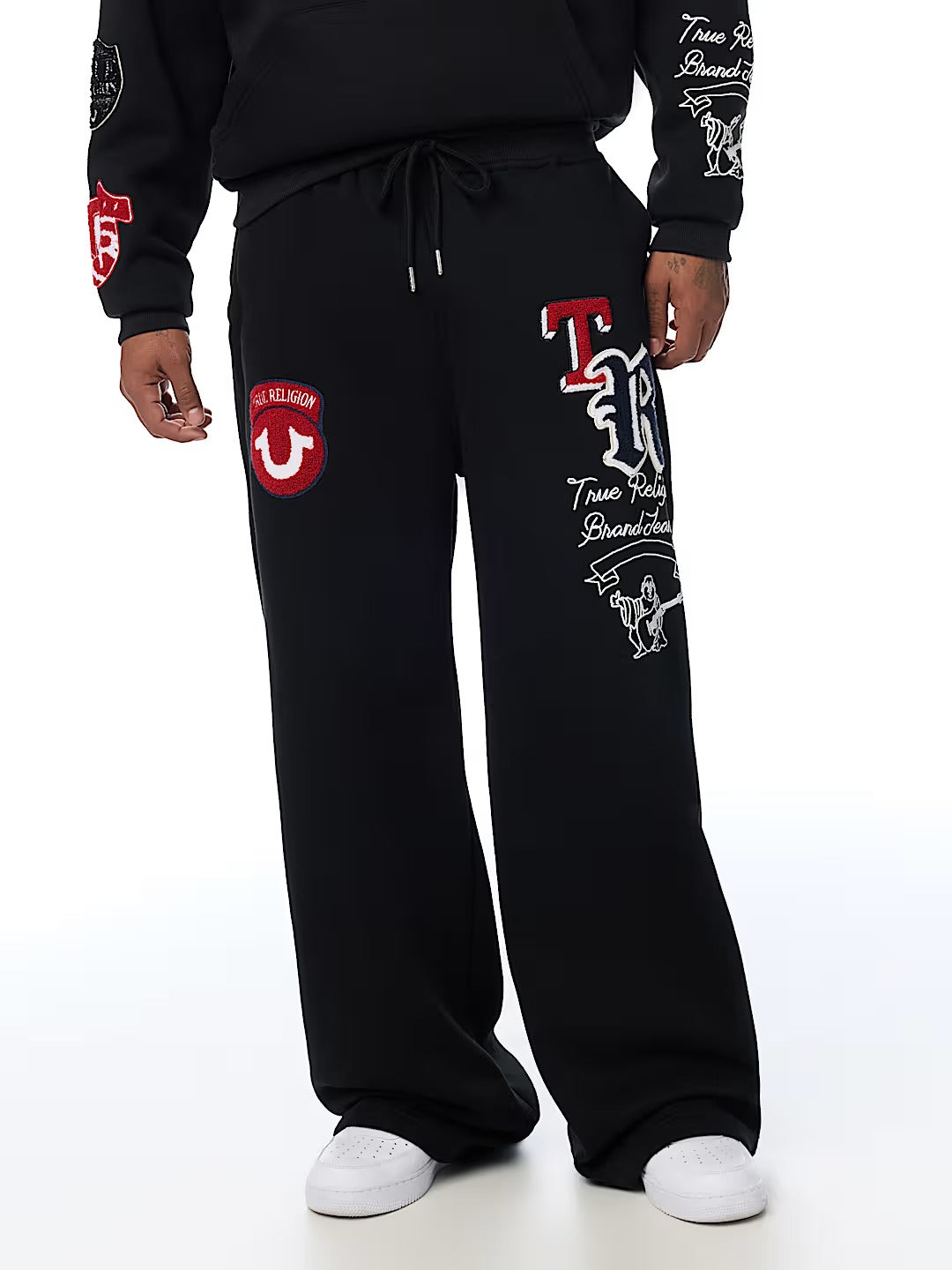 True Religion - Logo Patch Baggy Sweatpant