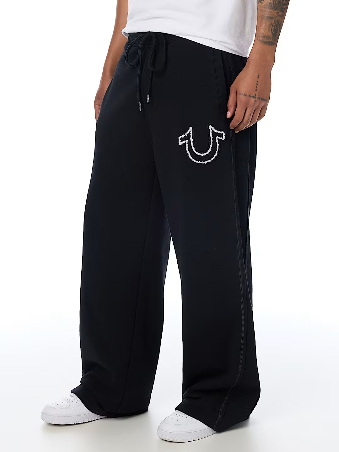 True Religion - Ribbed Baggy Sweatpant
