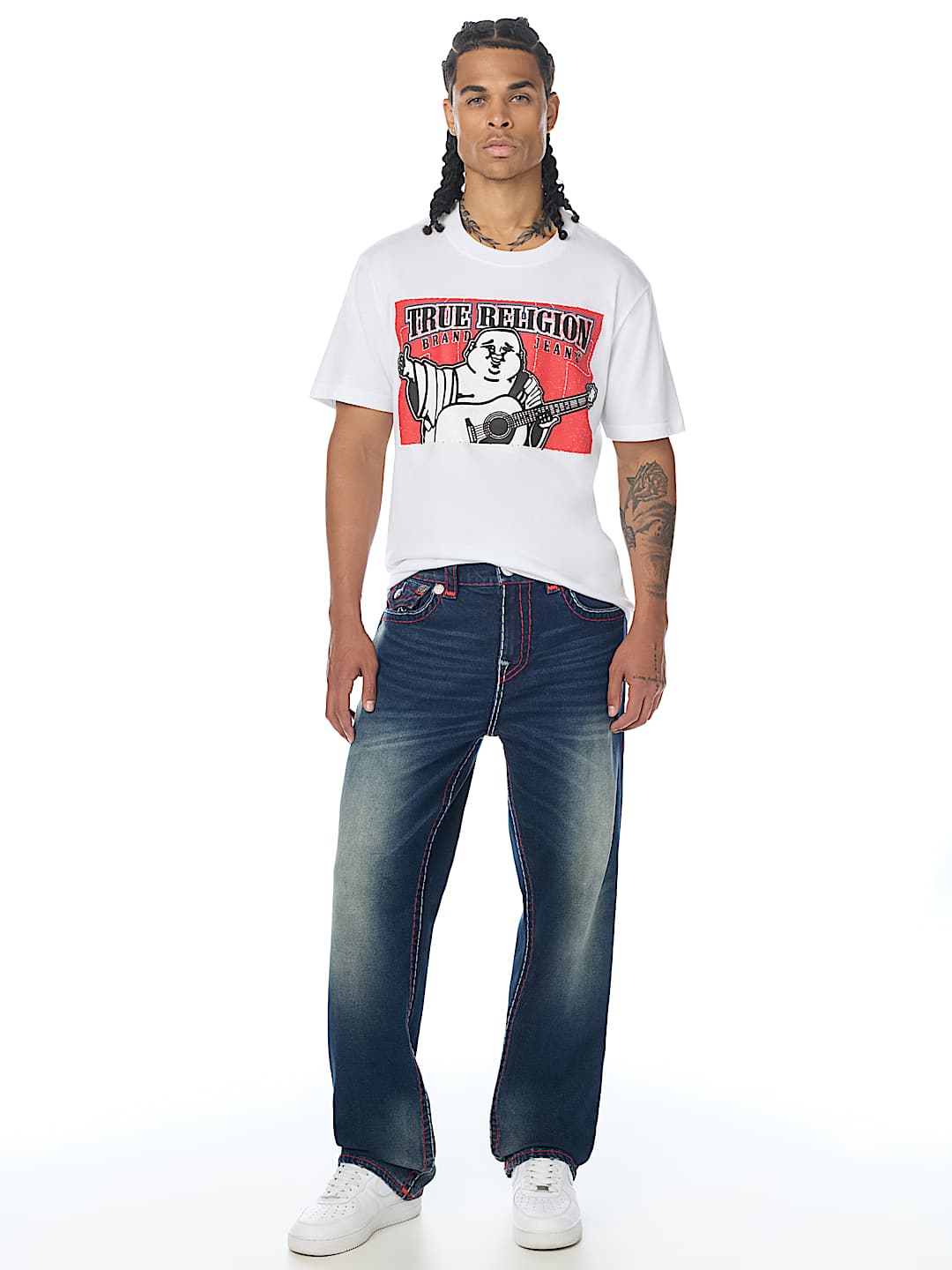 True Religion - Ricky Super T Flap Straight Jean 34"