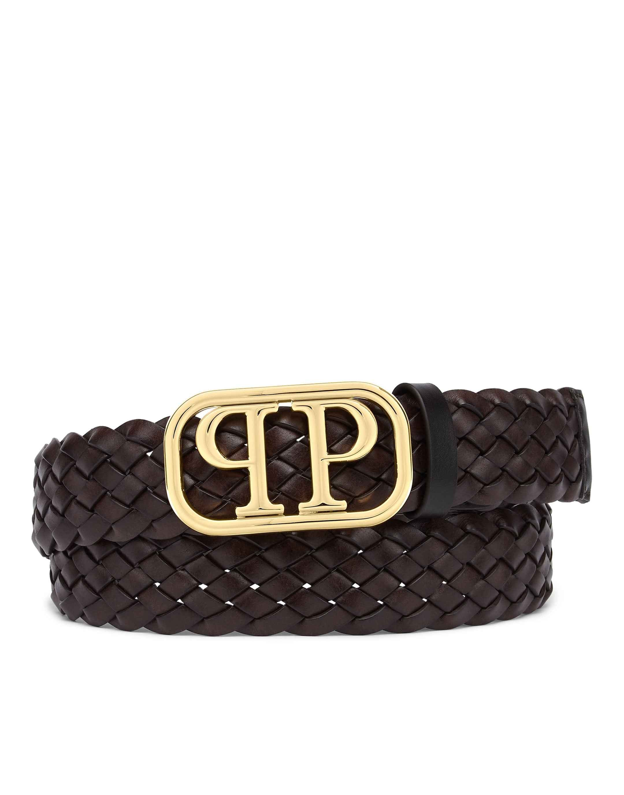 PHILIPP PLEIN - Leather Belt Philipp Plein TM