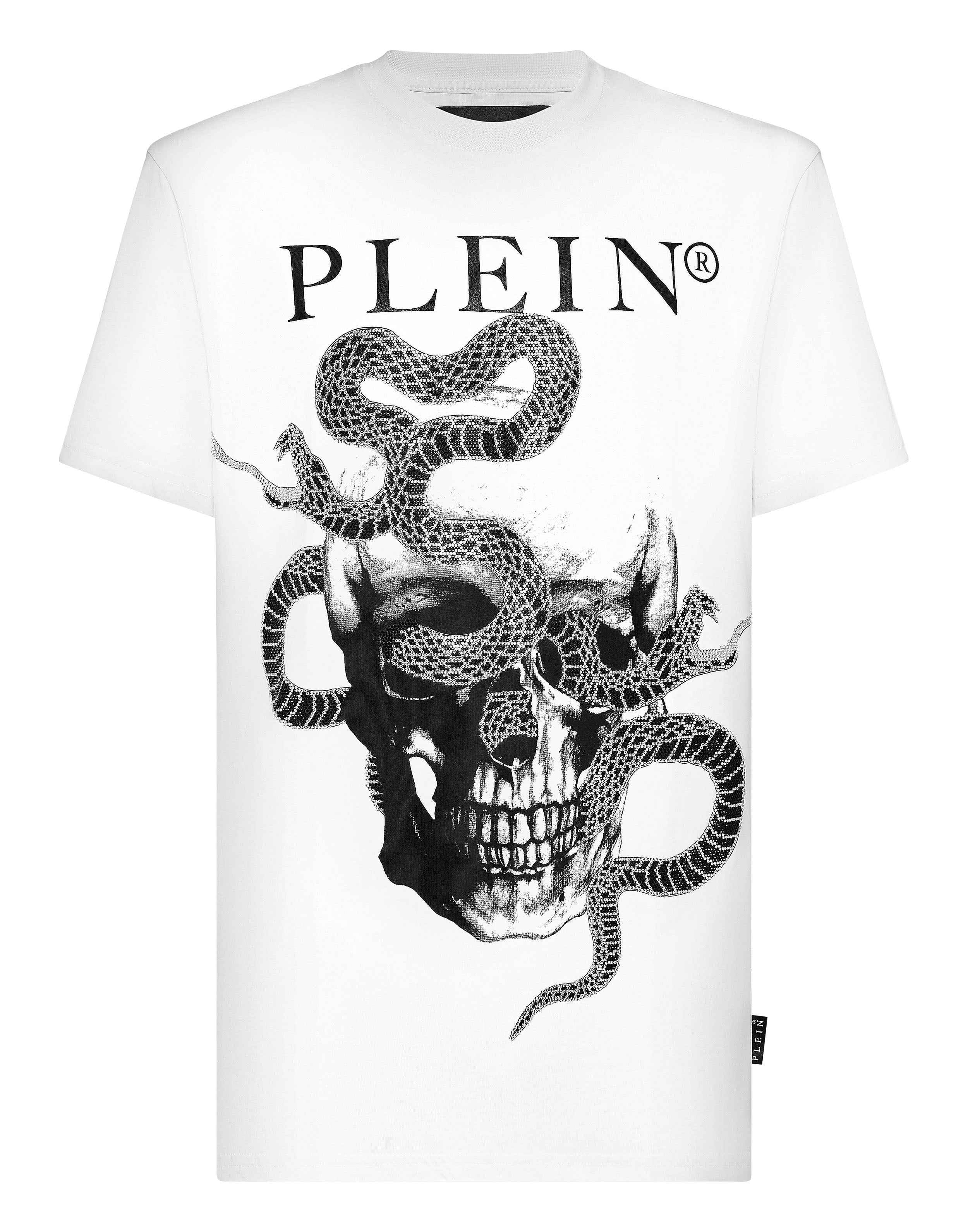 PHILIPP PLEIN - T-shirt Round Neck SS Stones Snake