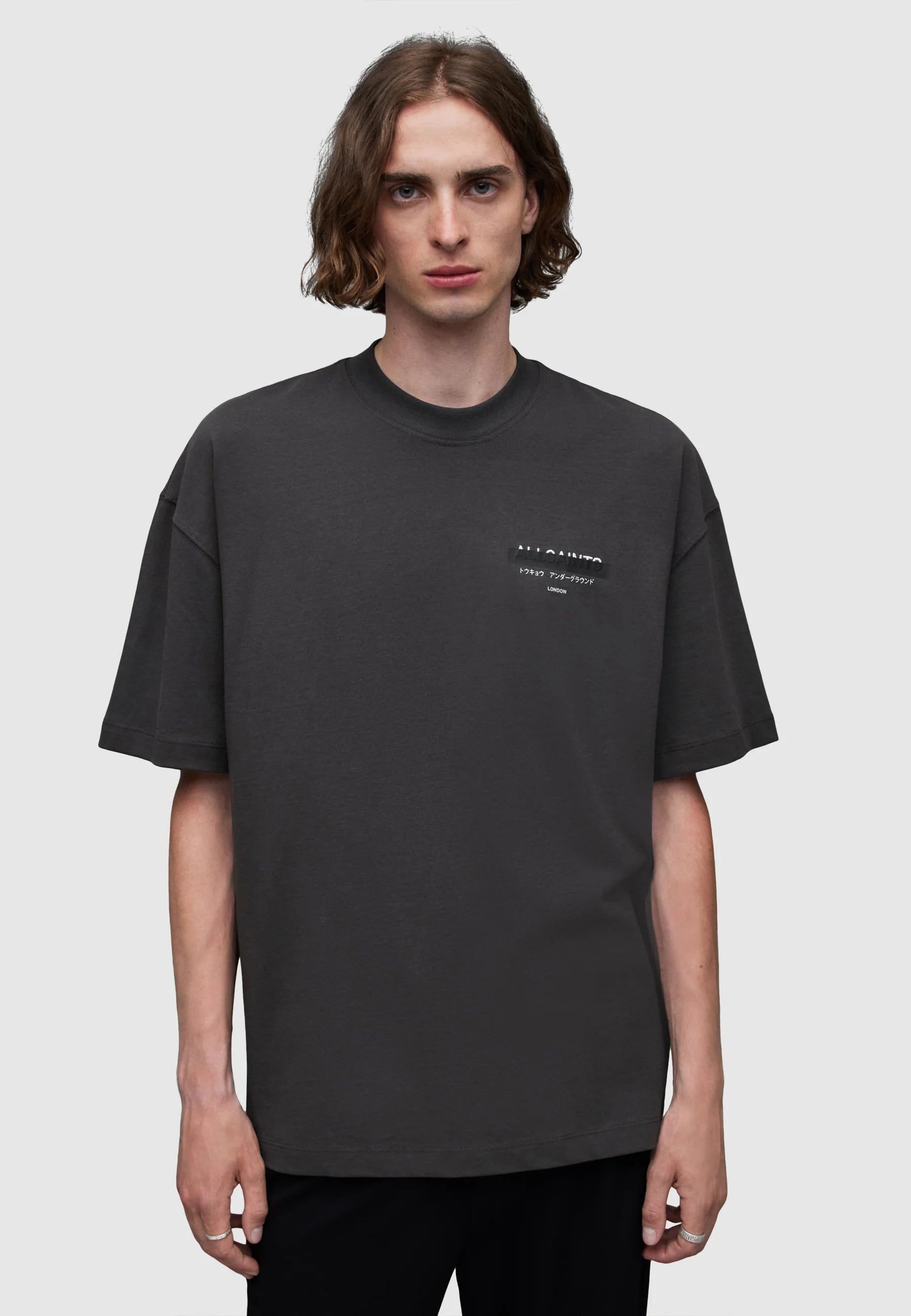 AllSaints - Redact Crew Print T-shirt