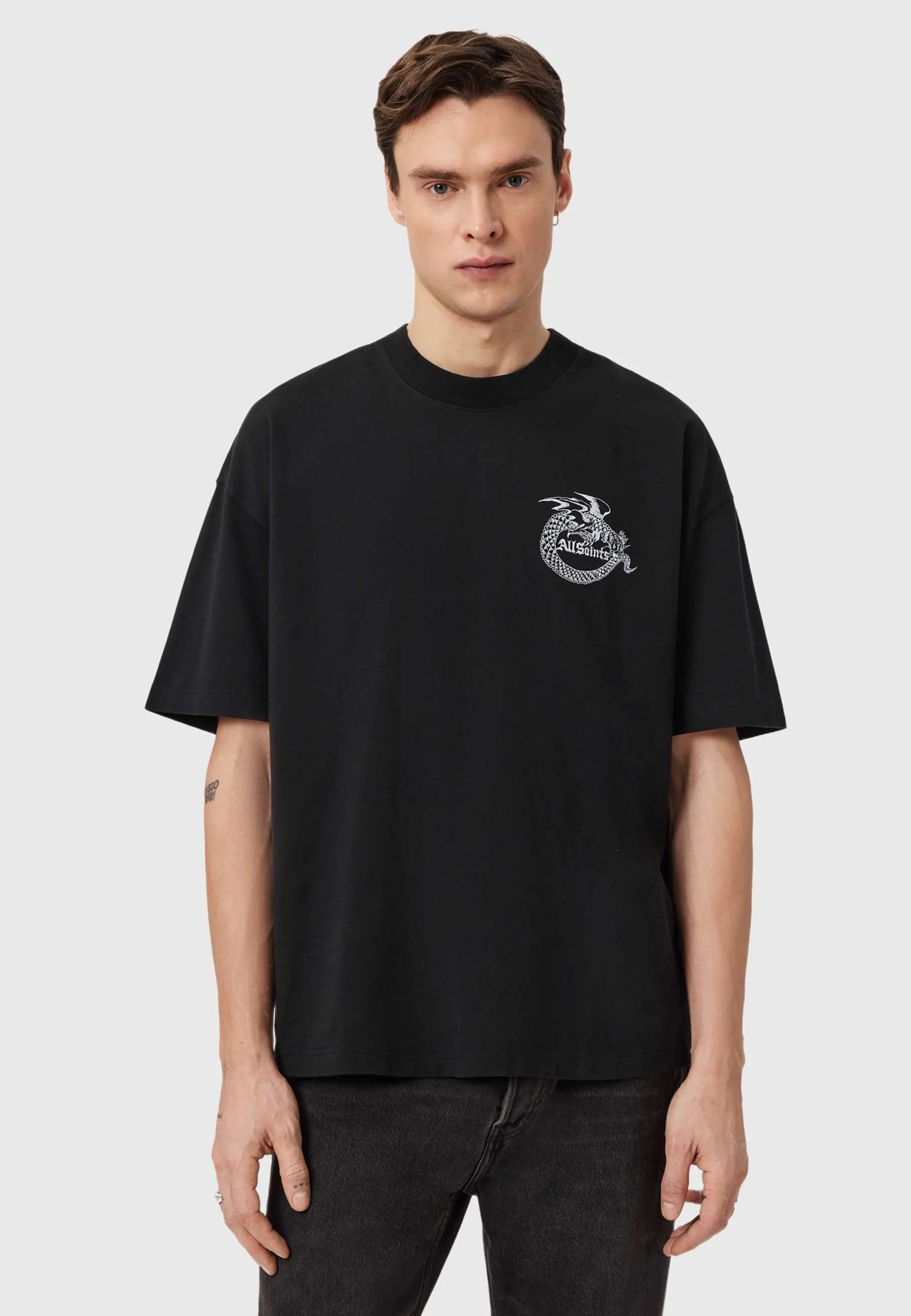 All Saints - Terra Crew Print T-shirt
