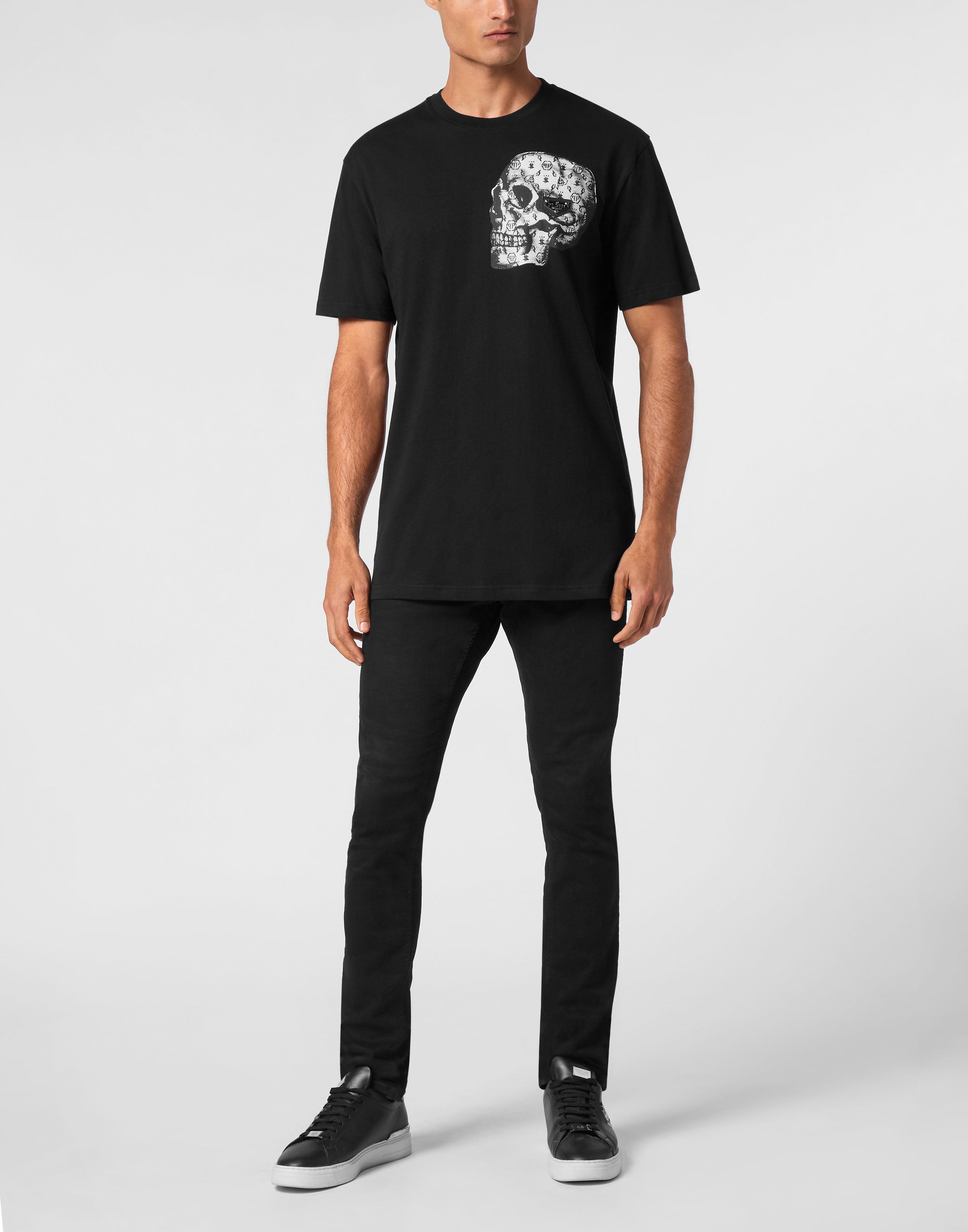 PHILIPP PLEIN - T-shirt Round Neck SS Skull