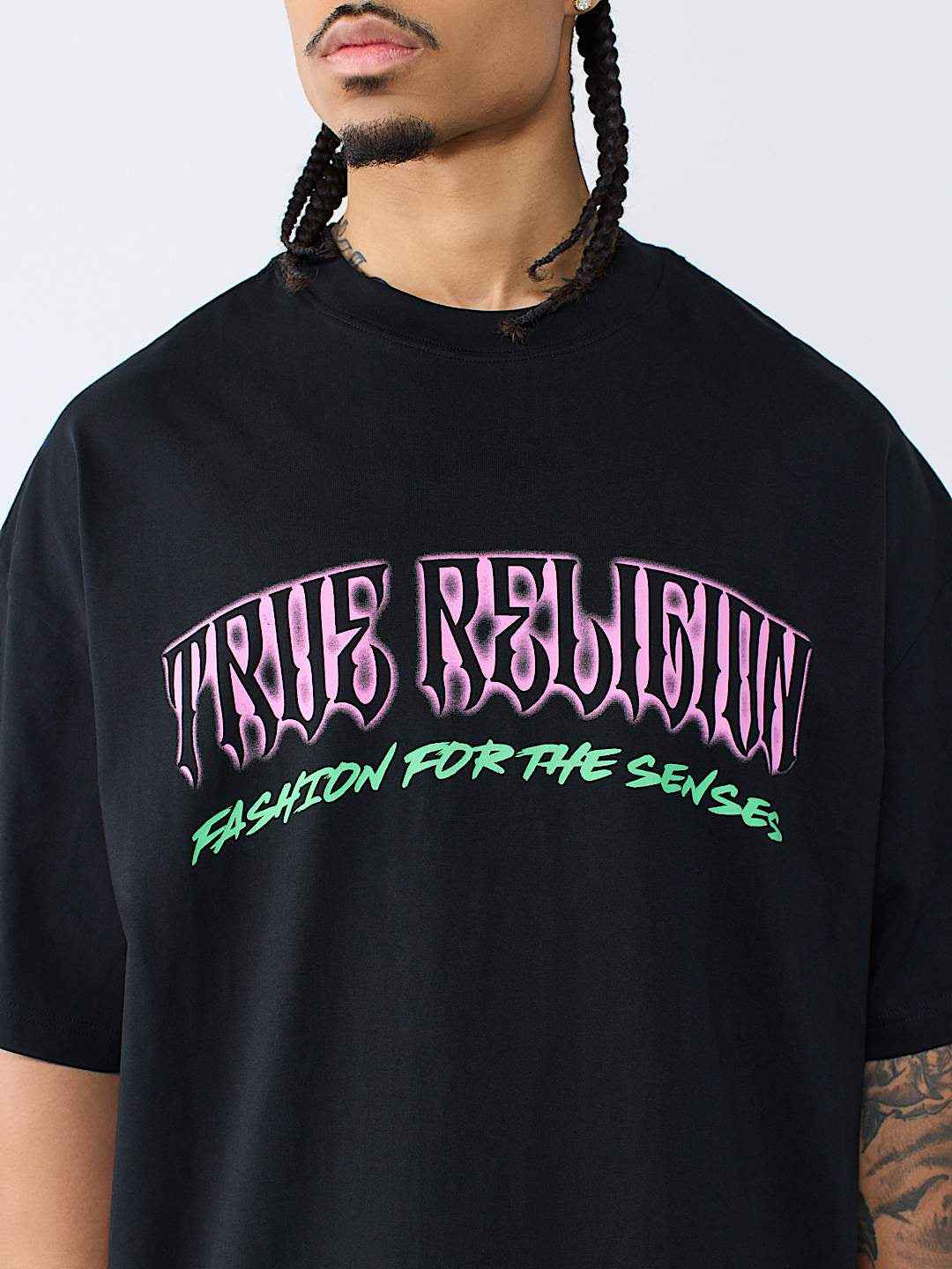 True Religion - Trippy Heavyweight Oversized Tee
