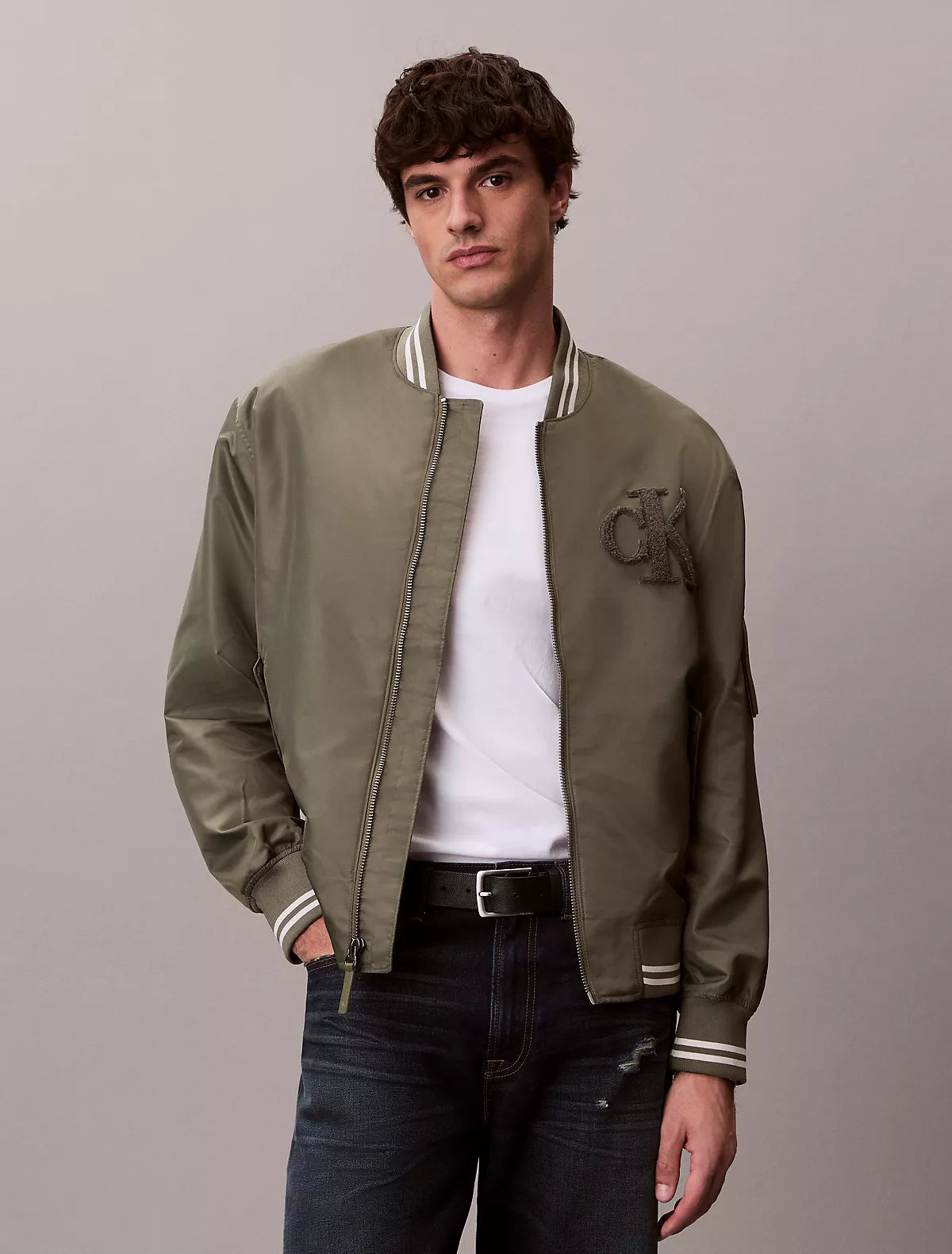Calvin Klein - Nylon Tipped Bomber Jacket