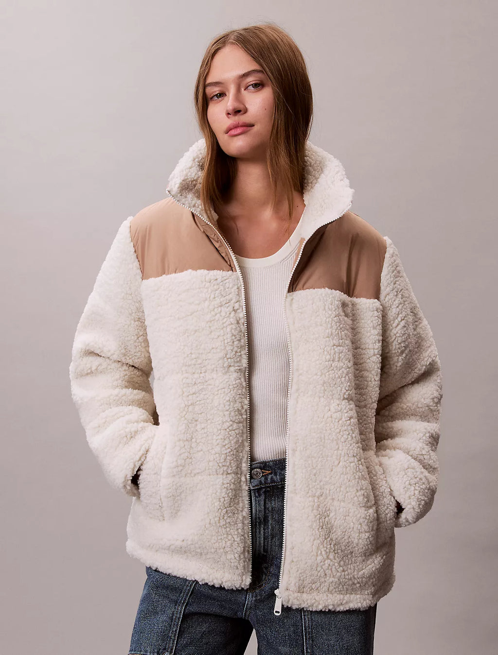 Calvin Klein - Sherpa Puffer Jacket