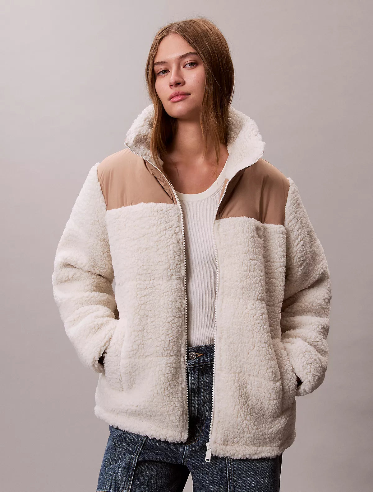Calvin Klein - Sherpa Puffer Jacket