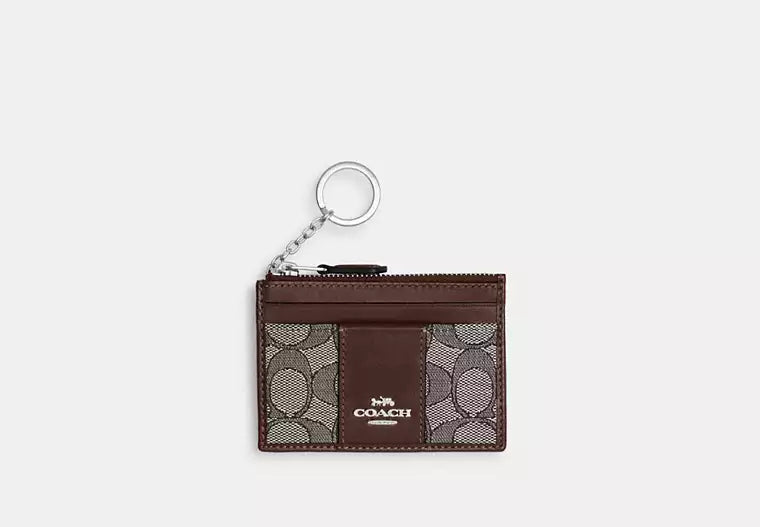 COACH - Mini Skinny Id Case In Signature Jacquard