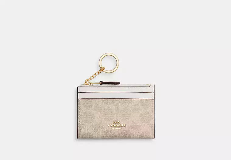 COACH - Mini Skinny Id Case In Signature Jacquard