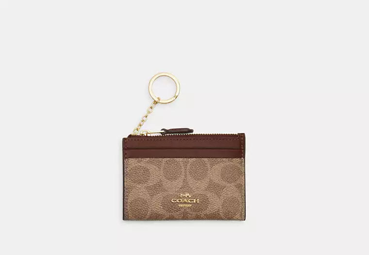 COACH - Mini Skinny Id Case In Signature Jacquard