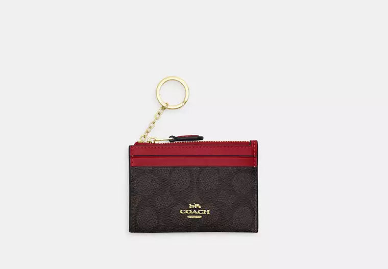 COACH - Mini Skinny Id Case In Signature Jacquard