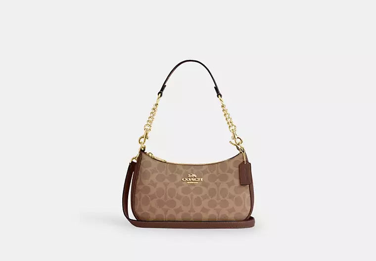 Coach - Teri Shoulder Bag In Signature Canvas