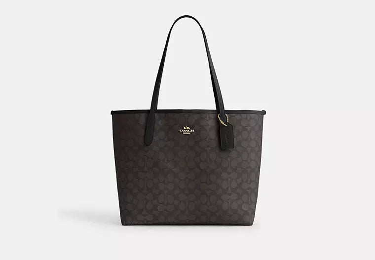 Coach - City Tote Bag In Signature Canvas