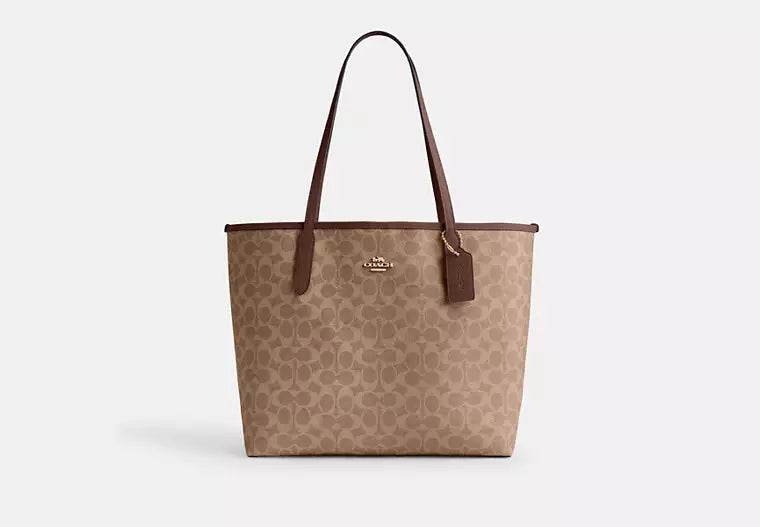Coach - City Tote Bag In Signature Canvas