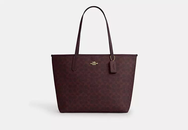 Coach - City Tote Bag In Signature Canvas